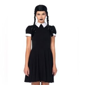 Wednesday Addams Adult Costume Dress size M